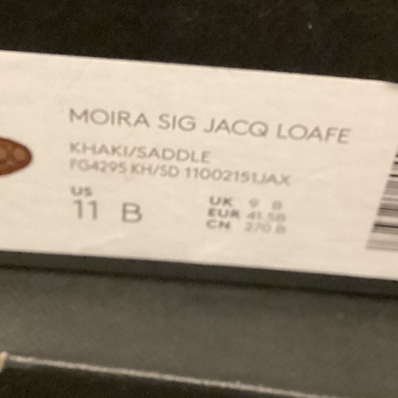 Coach Moira  SIG Jacquard LOAFER Sz 11M NIB - Picture 6 of 7